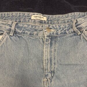 Carhartt women’s light blue jeans